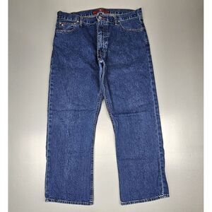Tommy Hilfiger Jeans Mens‎ 36x30. Y2K Blue Denim Classic Fit. Hip-Hop